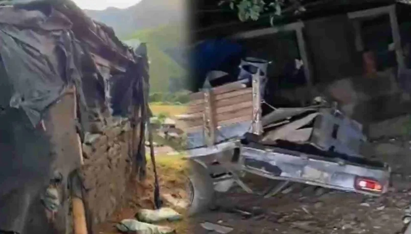 Atentado en El Plateado.