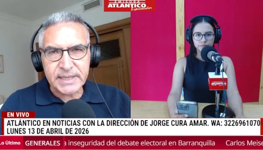 Transmisión de Atlántico en Noticias.