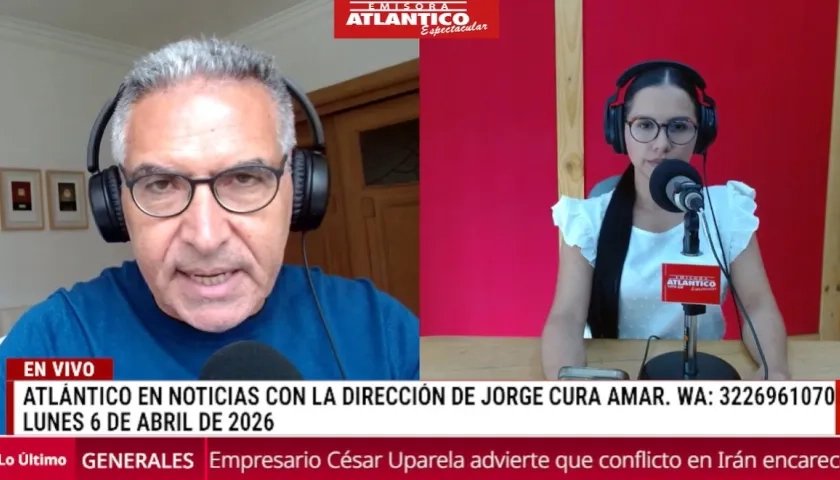 Transmisión de Atlántico en Noticias.