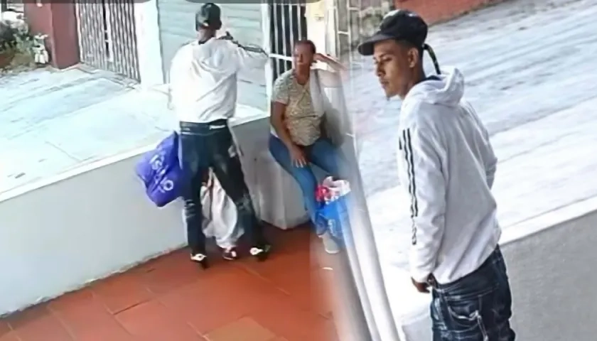 Momentos del atraco.