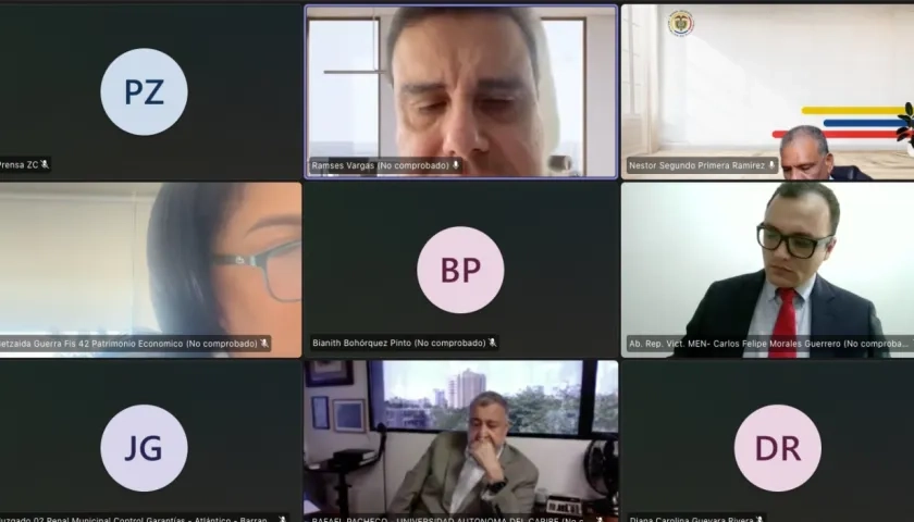 Ramsés Vargas Lamadrid en su intervención este lunes en la audiencia. 