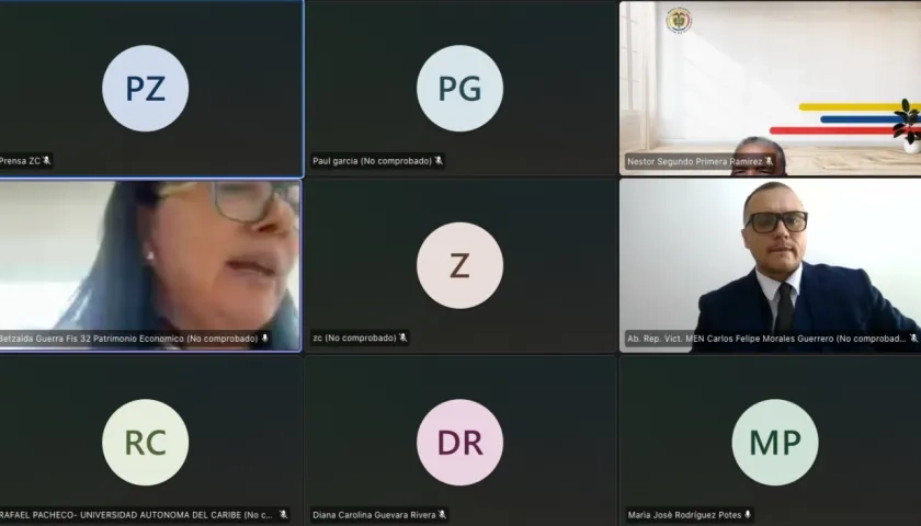 La intervención de la Fiscal durante la audiencia de este viernes. 