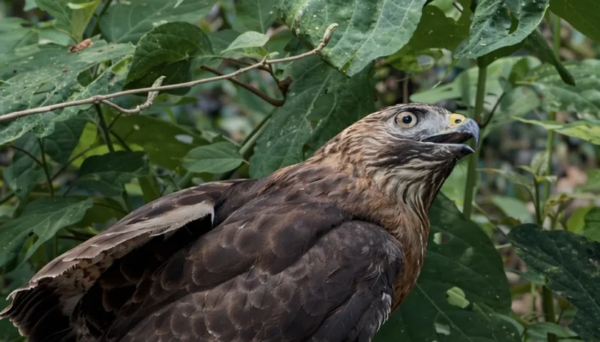 Un ave en su entorno natural. 