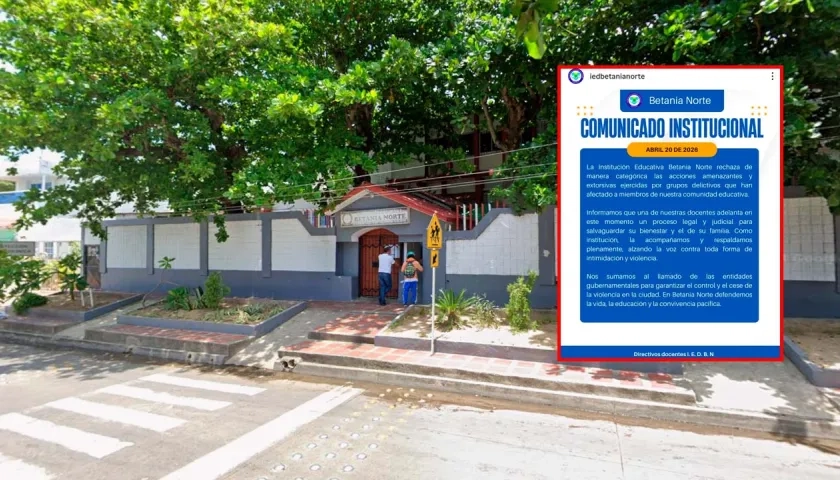 IED Betania Norte y el comunicado deo colegio