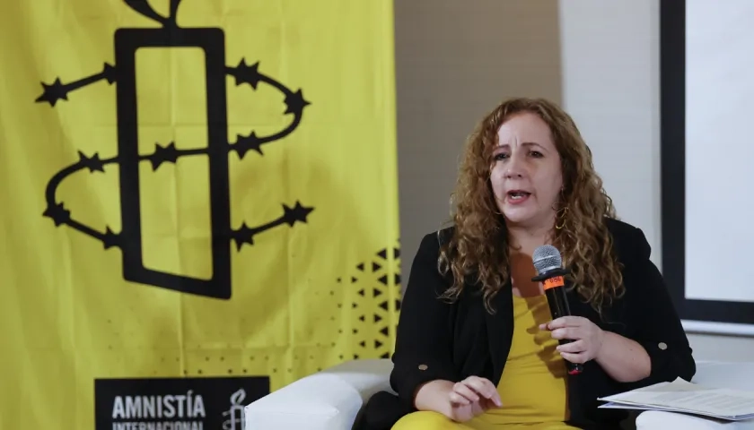 La subdirectora de Investigación de Amnistía Internacional para las Américas, Valentina Ballesta.