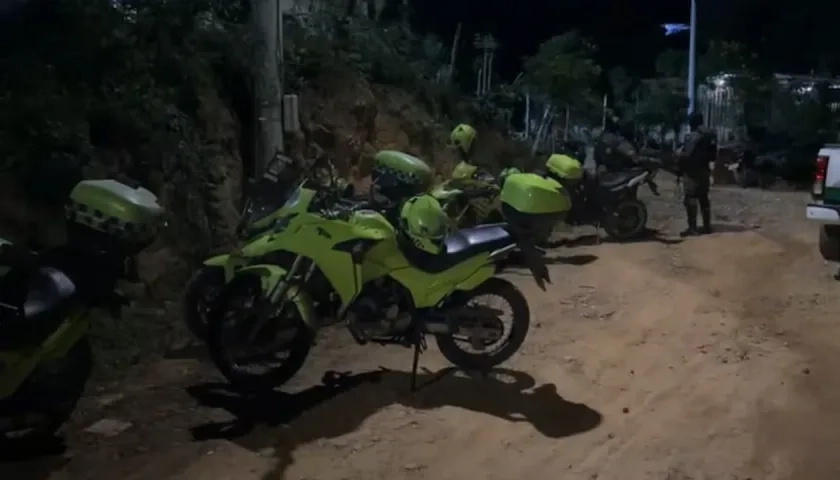 Lugar donde se registró la masacre en el asentamiento El Talento.