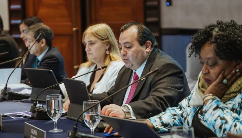 El presidente de la CIDH, Edgar Stuardo Ralón Orellana.