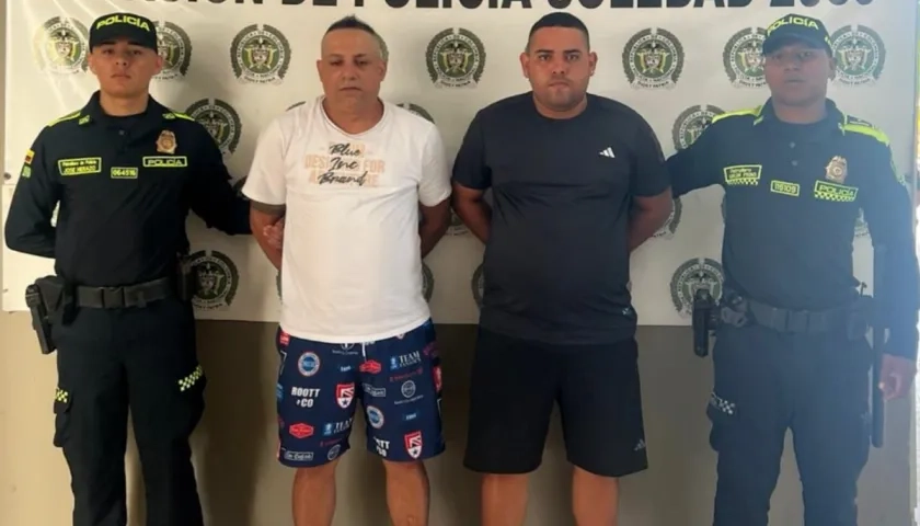 Dos de los procesados. 