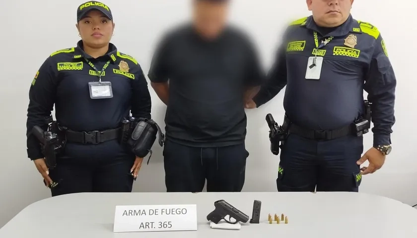 El capturado quedó a disposición de la URI de la Fiscalía, en Soledad. 