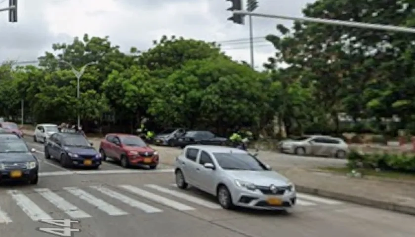 Carrera 44 con calle 72.