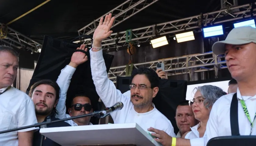 El candidato Iván Cepeda.