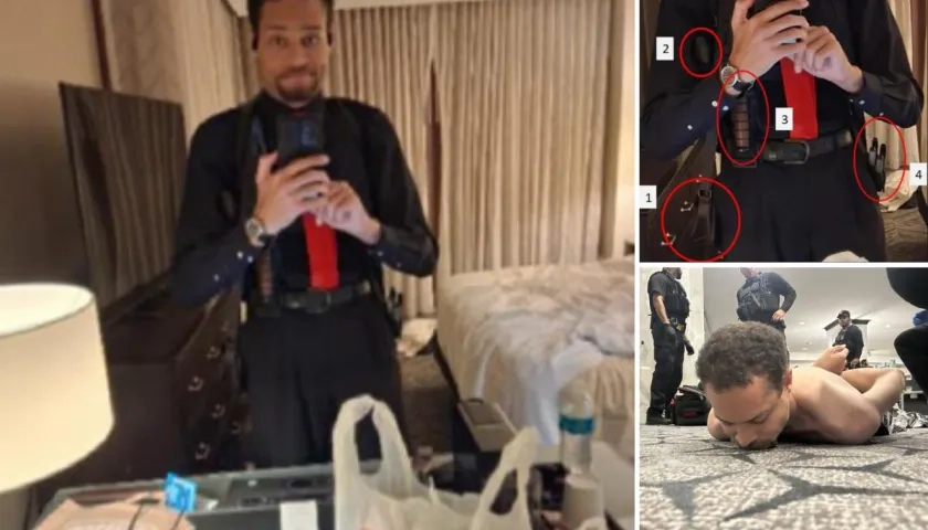 La selfie de Cole Allen.