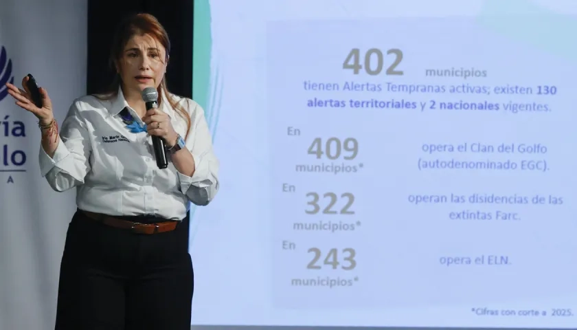 La Defensora del Pueblo, Iris Marín Ortiz.