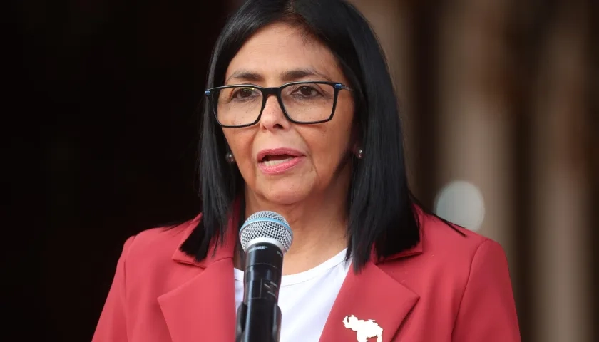 Delcy Rodríguez, presidenta interina de Venezuela. 