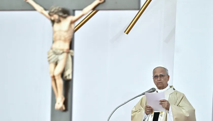 El Papa León XIV desde Angola.
