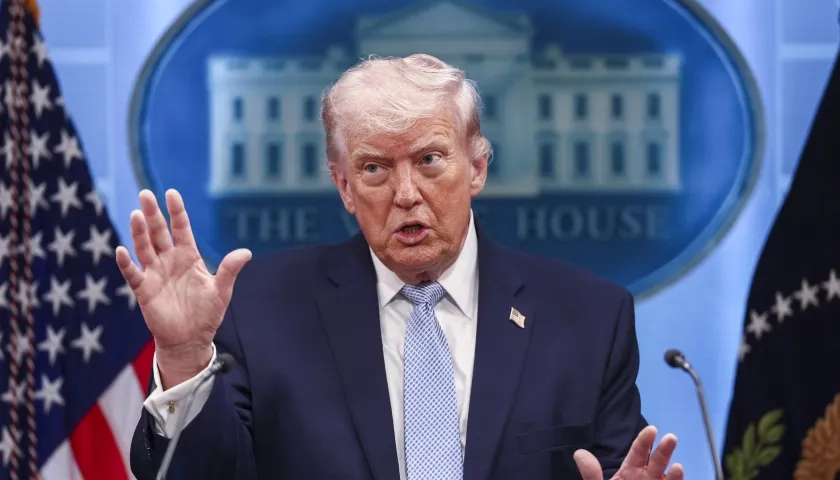 El Presidente Donald Trump.