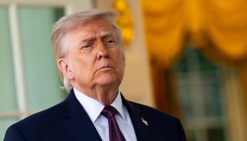 El Presidente Donald Trump.