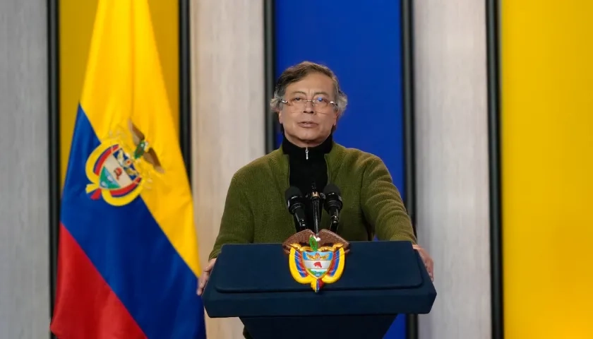 El Presidente Gustavo Petro.