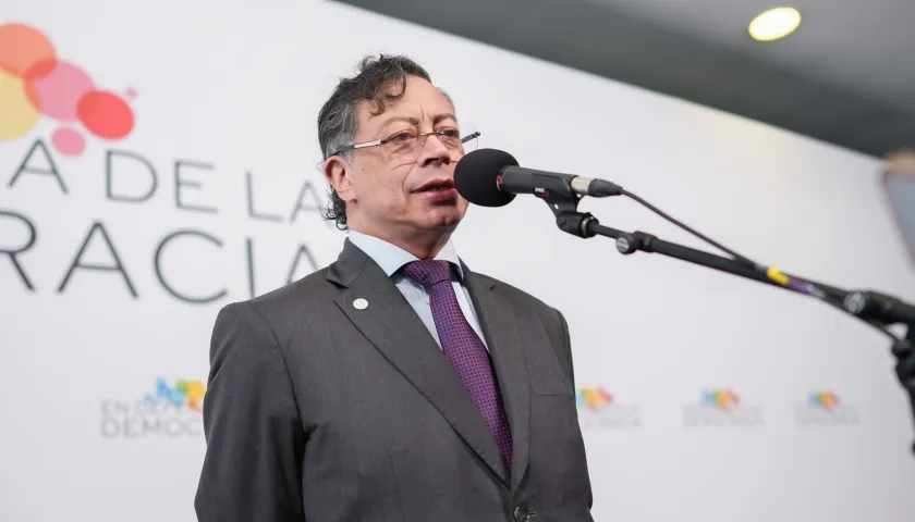 El Presidente Gustavo Petro.