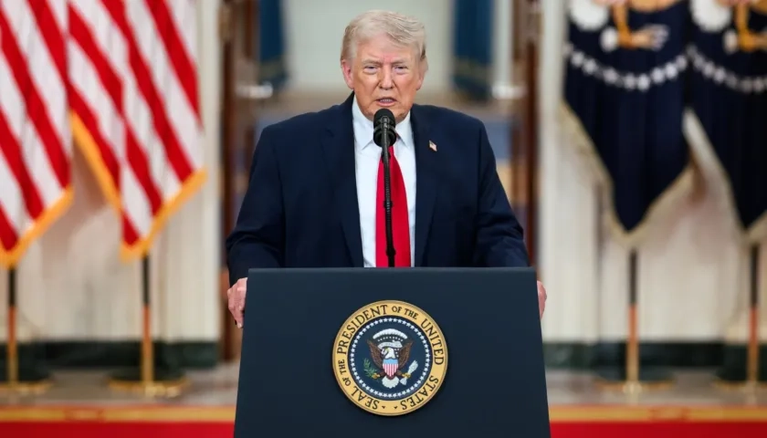 El Presidente de Estados Unidos, Donald Trump.