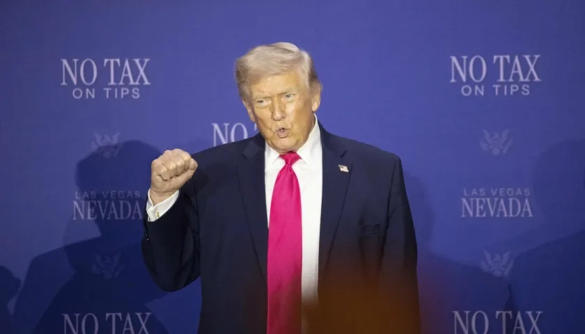 El Presidente de Estados Unidos, Donald Trump.