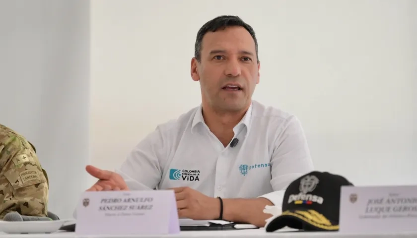 El ministro de Defensa, Pedro Sánchez.