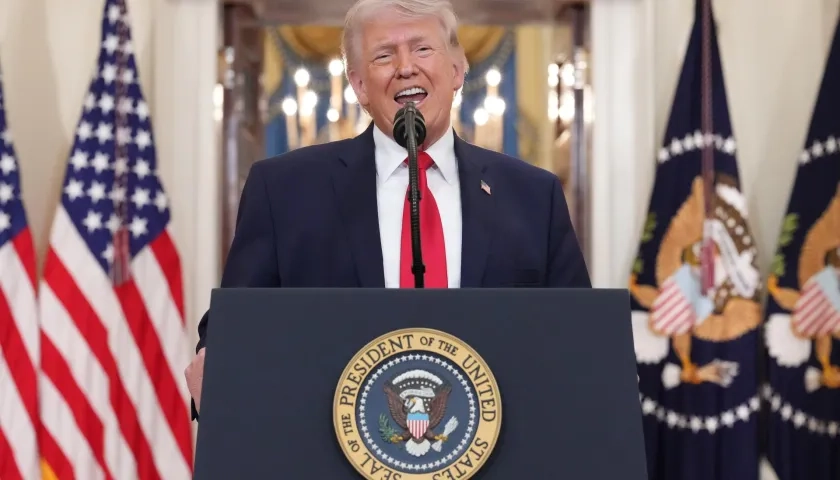 El presidente de EE.UU., Donald J. Trump