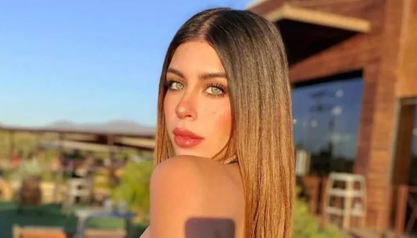 La exreina de belleza Carolina Flores.