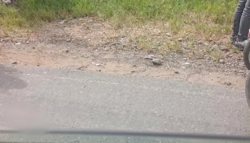 Lugar donde encontraron los cuerpos.