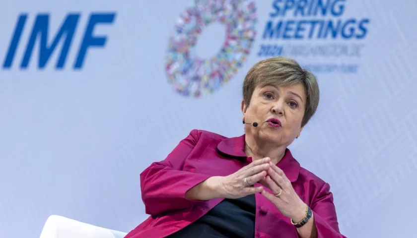 La directora gerente del Fondo Monetario Internacional, Kristalina Georgieva.