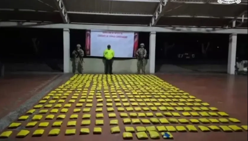 Marihuana incautada. 