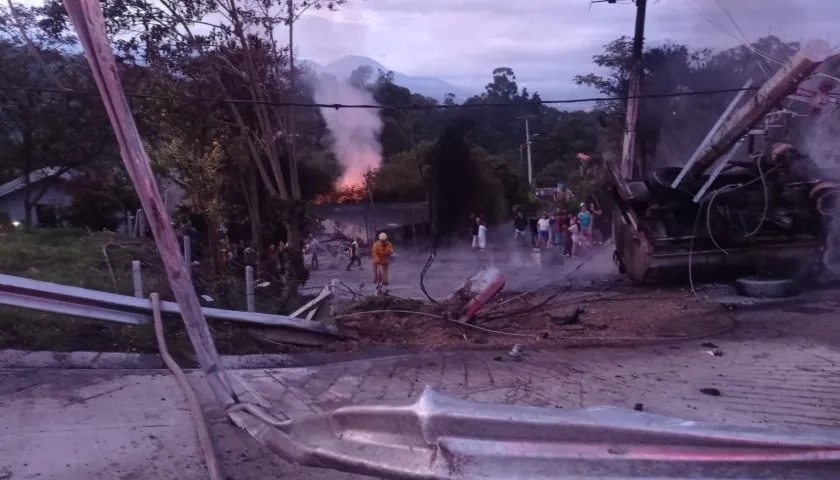 Incendio de Camión Cisterna