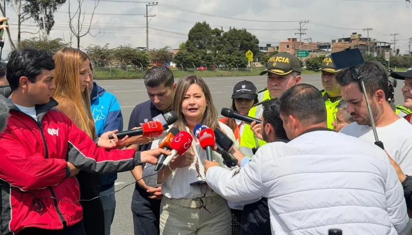María Fernanda Rojas, ministra de Transporte.