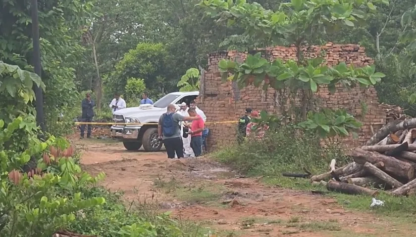 Lugar de la masacre. 