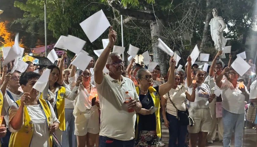 Movilización en Baranoa. 