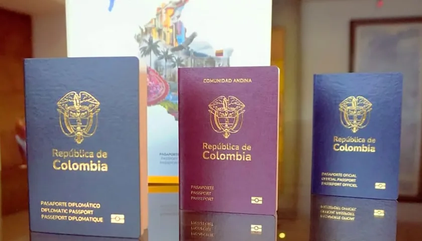 Nuevo pasaporte en Colombia