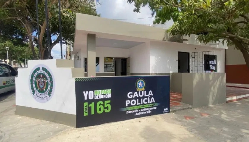 La oficina del Gaula está ubicada en el CAI del barrio El Concorde. 