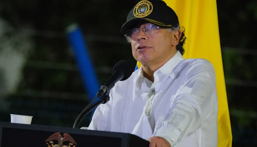 El Presidente colombiano, Gustavo Petro.