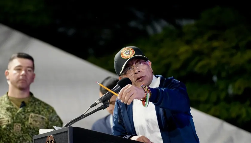 El Presidente Gustavo Petro.