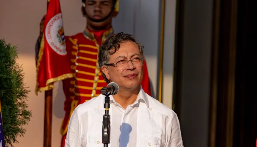 El Presidente Gustavo Petro.