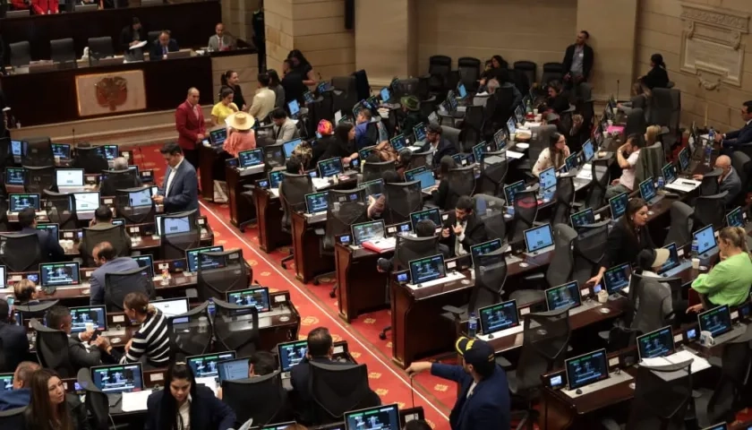 Plenaria de la Cámara de Representantes. 