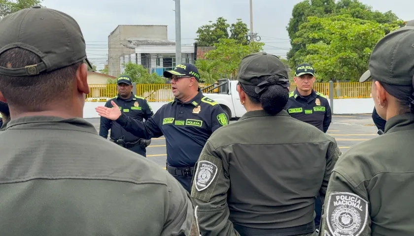 Operativo de la Policía de Cartagena.