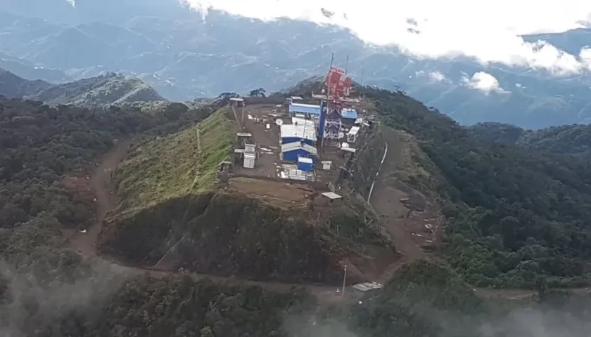 El radar de Santana, en el municipio de El Tambo.