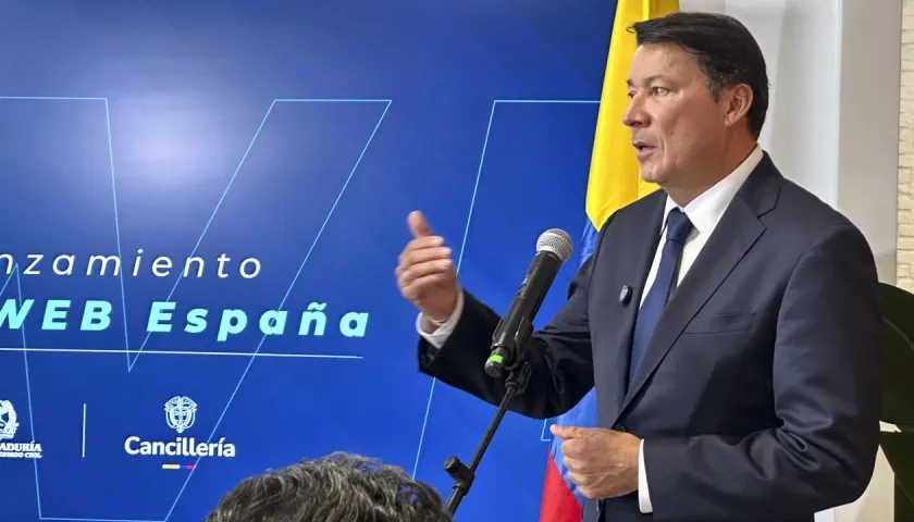 El Registrador Nacional de Colombia, Hernán Penagos.