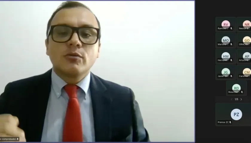 El Representante del Ministerio de Educación, Carlos Morales Guerrero. 