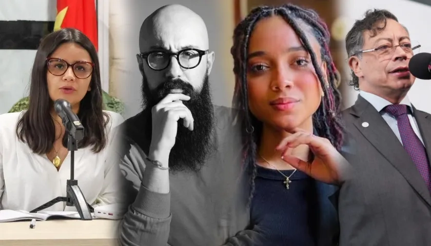 Angie Rodríguez, Carlos Carrillo, Juliana Guerrero y Gustavo Petro.