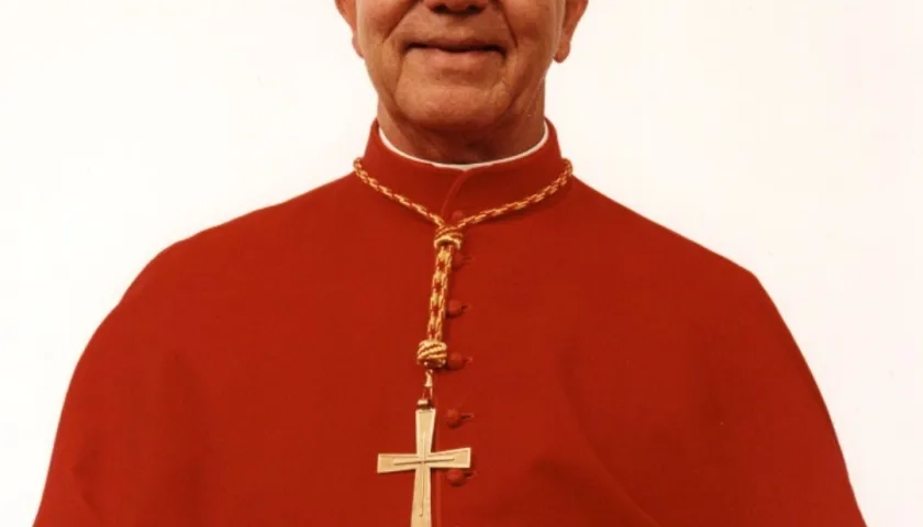 El cardenal colombiano Pedro Rubiano, arzobispo emérito de Bogotá que falleció el 14 de abril de 2024.