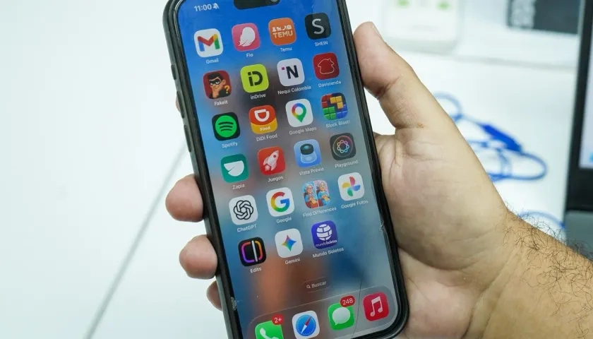 Aplicaciones de Temu y Shein. 