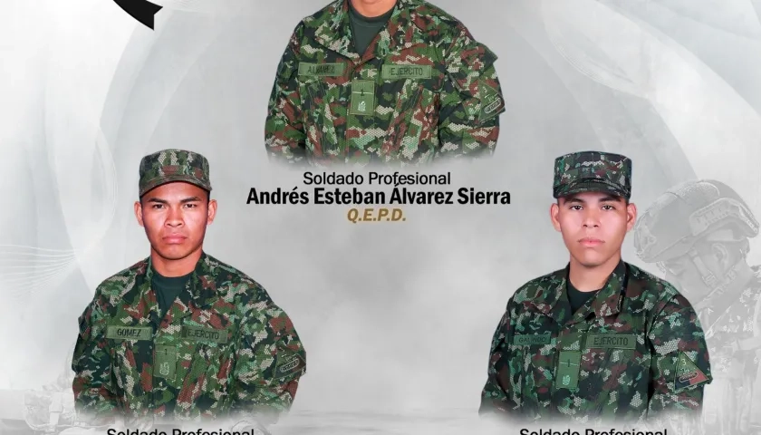 Los soldados muertos.