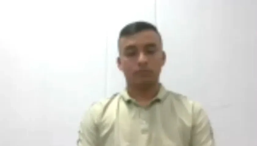 El teniente del Ejército, Leider Ortiz Ortiz.